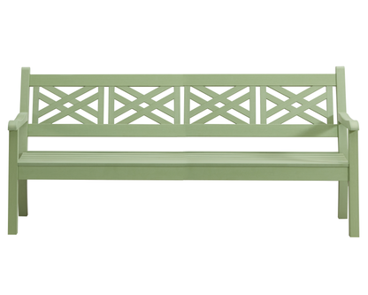 Winawood Speyside 4 Seater Wood Effect Bench - Powder Blue