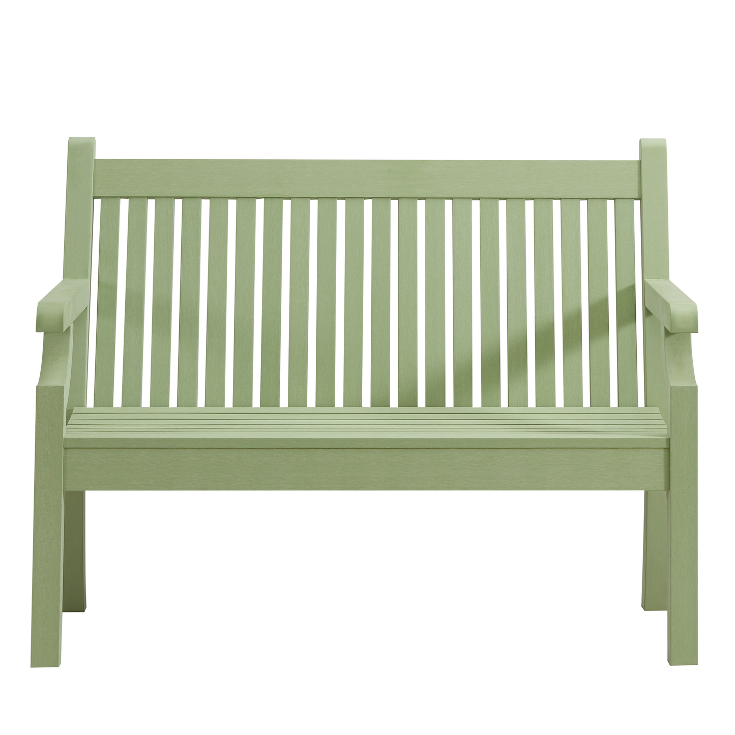 Winawood Sandwick 2 Seater Wood Effect Bench - Duck Egg Green