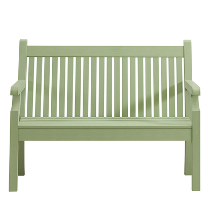 Winawood Sandwick 2 Seater Wood Effect Bench - Duck Egg Green