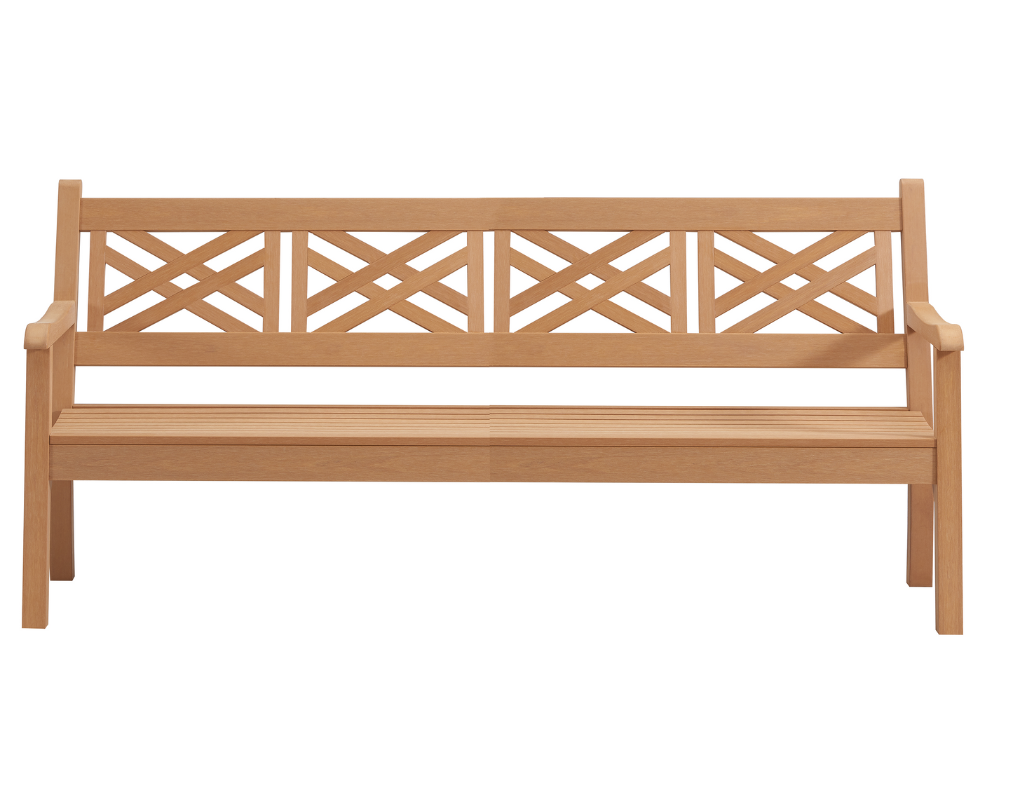 Winawood Speyside 4 Seater Wood Effect Bench - Powder Blue