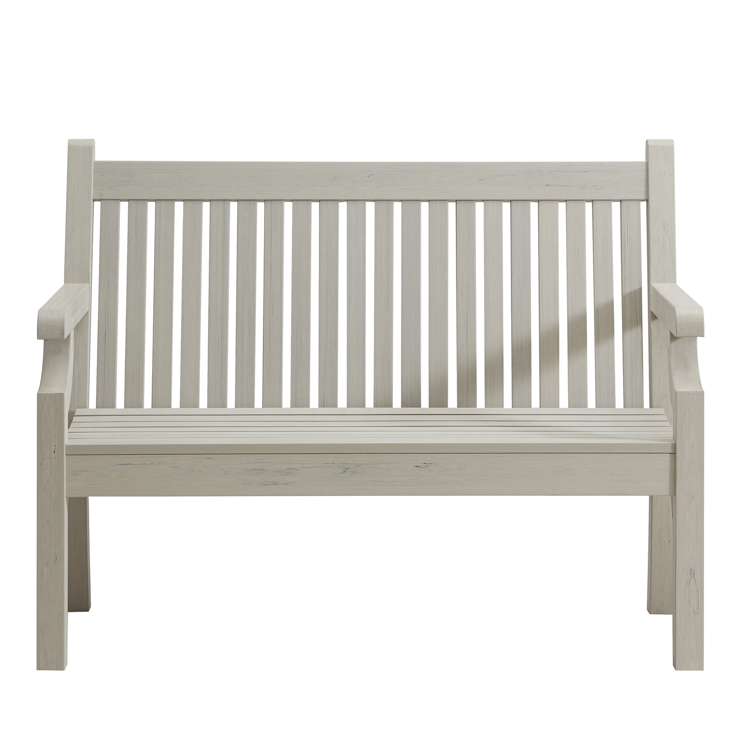 Winawood Sandwick 2 Seater Wood Effect Bench - Stone Grey