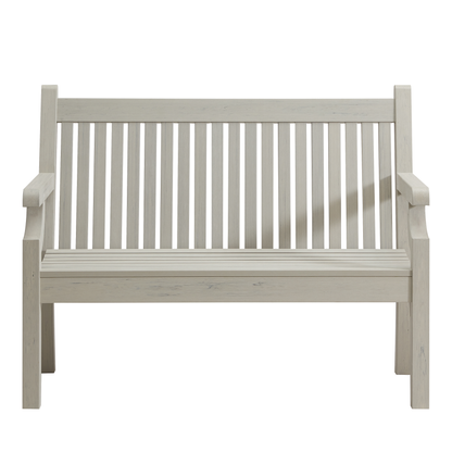 Winawood Sandwick 2 Seater Wood Effect Bench - Stone Grey