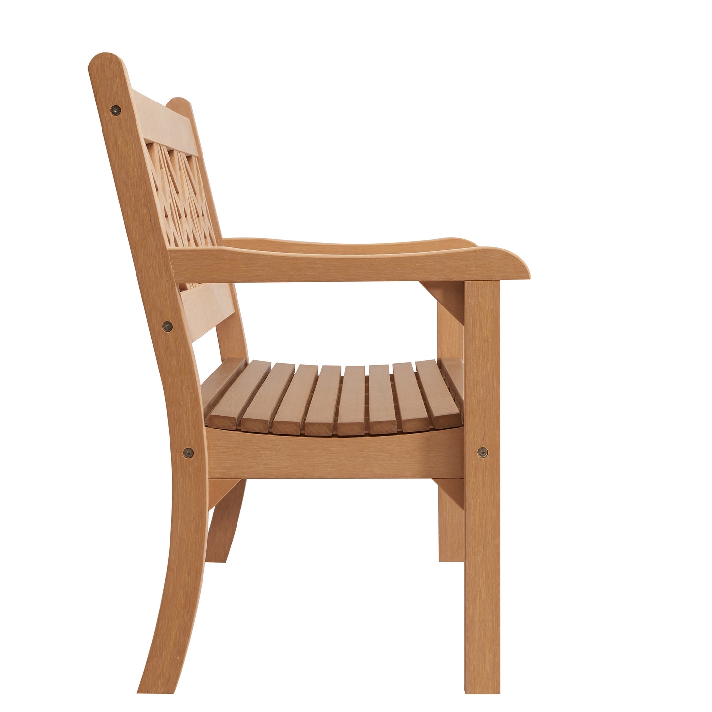 Winawood Speyside 3 Seater Wood Effect Bench - New Teak