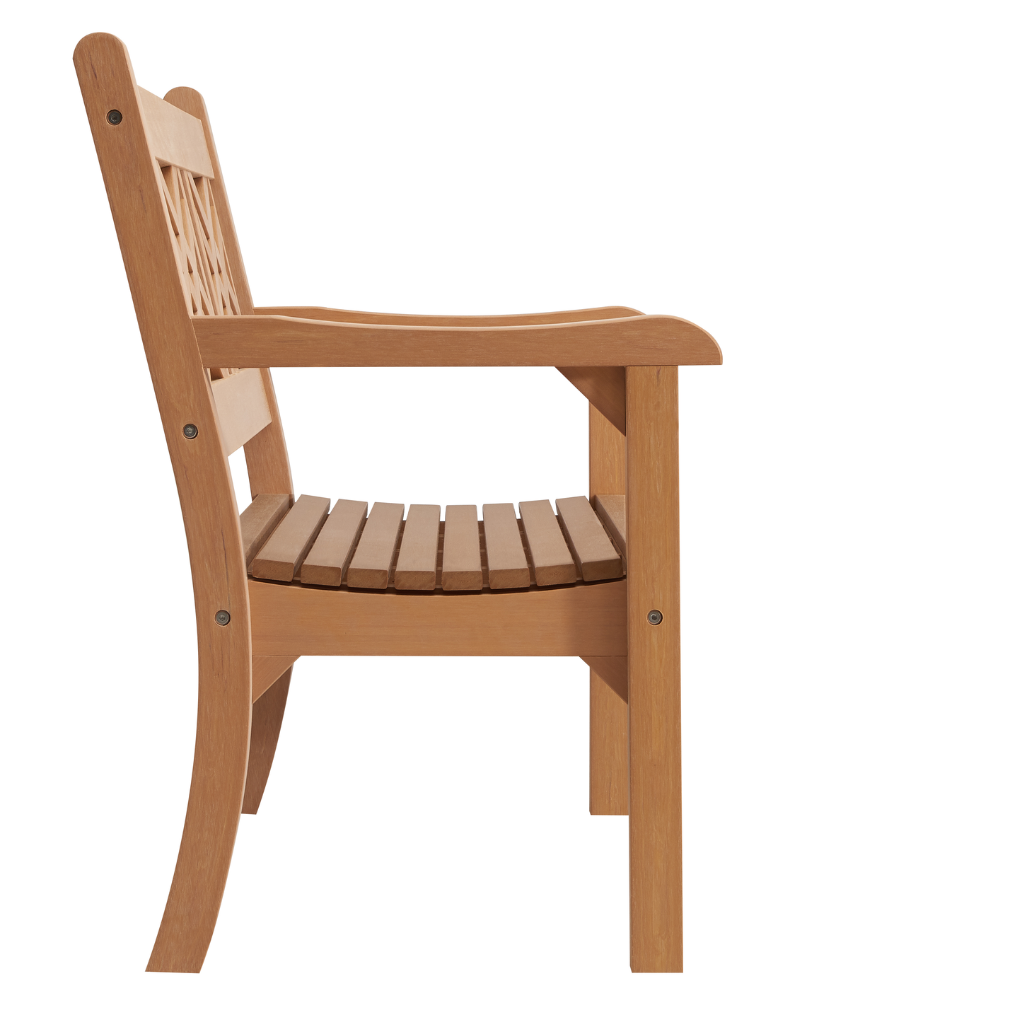Winawood Speyside 2 Seater Wood Effect Bench - New Teak