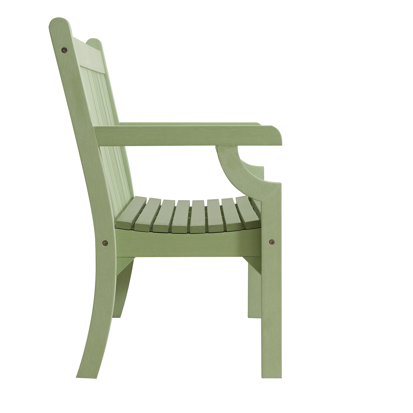 Winawood Sandwick 3 Seater Wood Effect Bench - Duck Egg Green