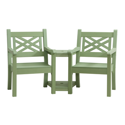 Winawood Speyside Wood Effect Love Seat