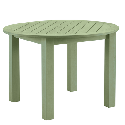 Winawood Wood Effect Round Dining Table - L110cm x D110cm x H76cm