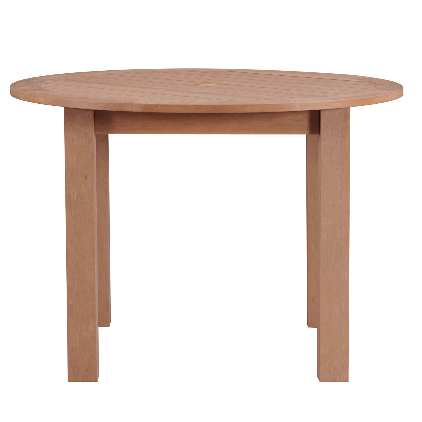 Winawood Wood Effect Round Dining Table - L110cm x D110cm x H76cm