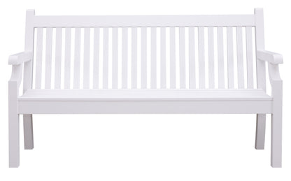Winawood Sandwick 3 Seater Wood Effect Bench - Nordic White