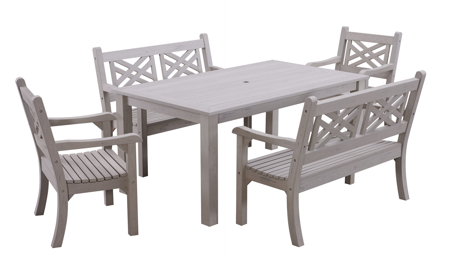 Winawood Speyside Rectangular Dining Set with Bench