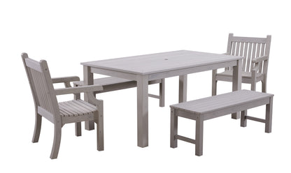 Winawood Wood Effect Rectangular Dining Table - L170cm x D98.3cm x H76cm