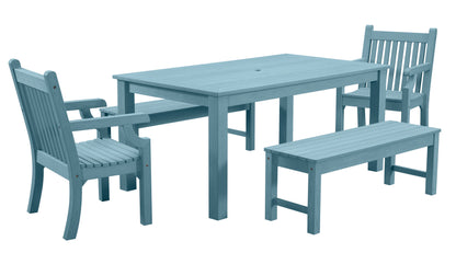 Winawood Wood Effect Rectangular Dining Table - L170cm x D98.3cm x H76cm