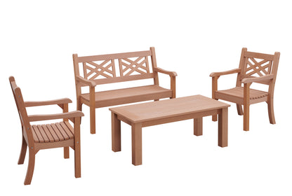 Winawood Wood Effect Coffee Table - L120cm x D61cm x H48cm