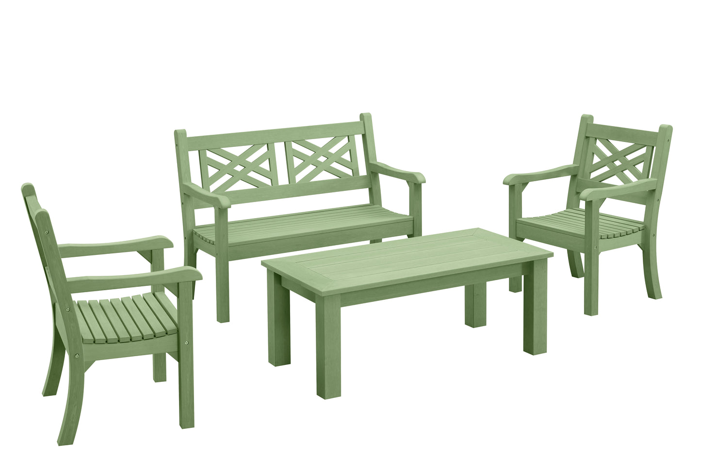 Winawood Wood Effect Coffee Table - L120cm x D61cm x H48cm