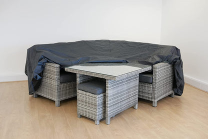 Outdoor Garden Furniture Cover For Square Lounge Set - Colour Box Packaging -255x255x70cm