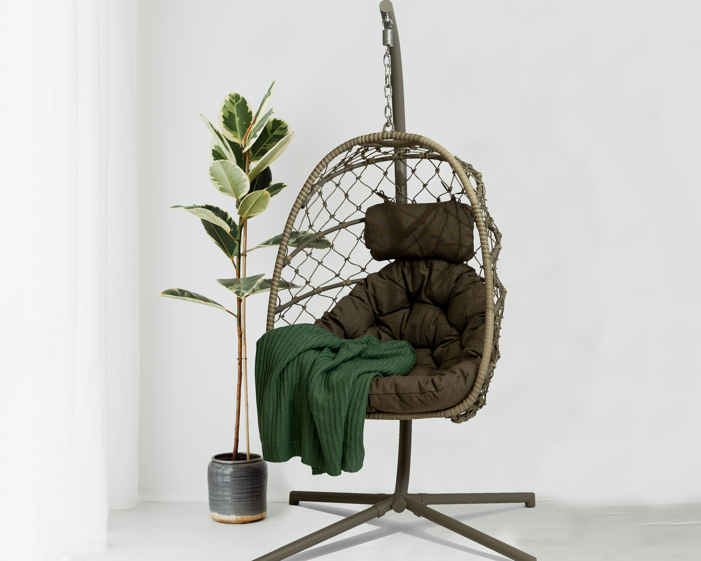 Qvc hanging chair sale