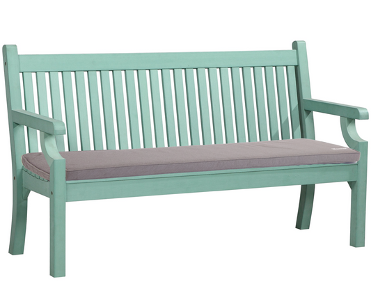 Bundle: Sandwick 3 Seater Bench + Bespoke Cushion - Duck Egg Green