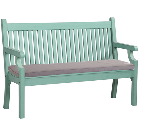 Bundle: Sandwick 2 Seater Bench + Bespoke Cushion - Duck Egg Green