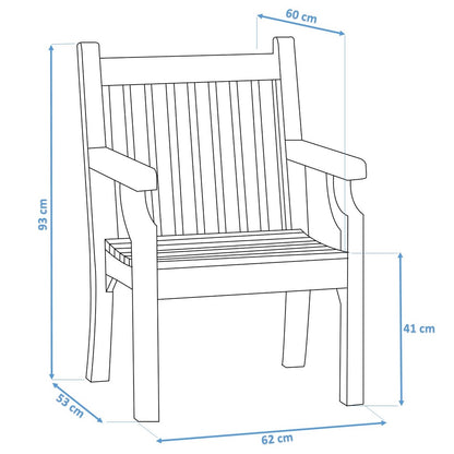 Bundle: Sandwick Armchair  + Bespoke Cushion - New Teak