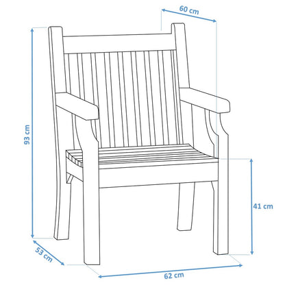 Winawood armchair, garden furniture, zero maintenance outdoor furniture