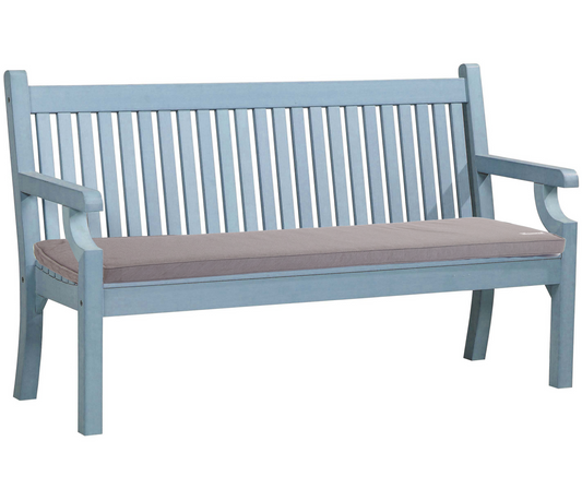Bundle: Sandwick 3 Seater Bench + Bespoke Cushion - Powder Blue