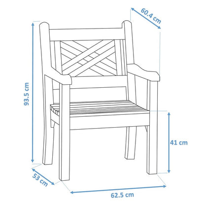 Bundle: Speyside Armchair + Bespoke Cushion - New Teak