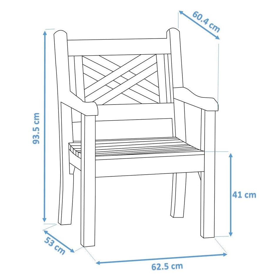 Winawood armchair, garden furniture, zero maintenance outdoor furniture
