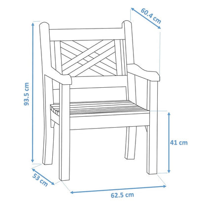 Winawood armchair, garden furniture, zero maintenance outdoor furniture