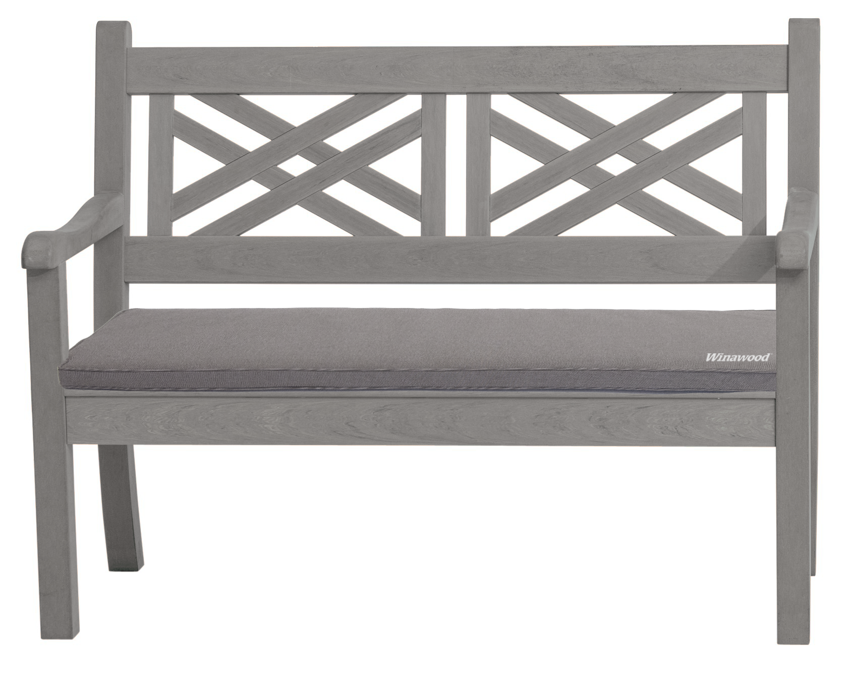 Bundle Winawood Speyside 2 Seater Bench Bespoke Cushion Stone